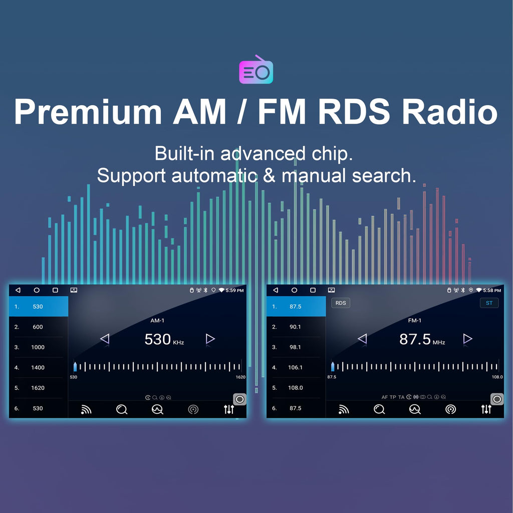 Upgraded 4+64G Car Radio for Dodge Ram 1500 2500 3500 2013-2018 Manual AC