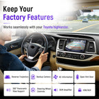 Car Stereo for Toyota Highlander 2015-2019 Upgrade 8GB+128GB Android 12
