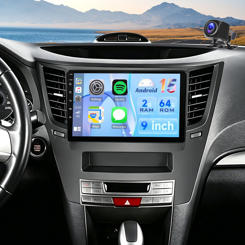 4+64G Android 14 Car Radio for Subaru Outback Legacy 2010-2014