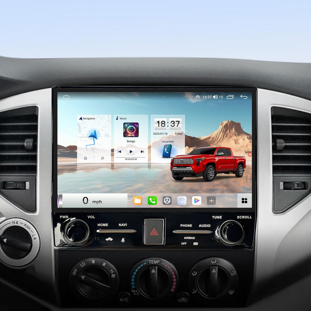 Android 14 Car Stereo Radio for Toyota Tacoma 2005-2015,10.4 inch HD Screen