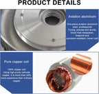 3KW Vortex Ring Blower for Fish Ponds & Workshops, Industrial Extractor & Commercial Ventilator with Dust Filter, High-Efficiency Air Blower for Farms & Aquaculture