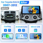 8 Core 6+128G Car Radio Stereo for Toyota RAV4 2007‑2012 Android w/CarPlay