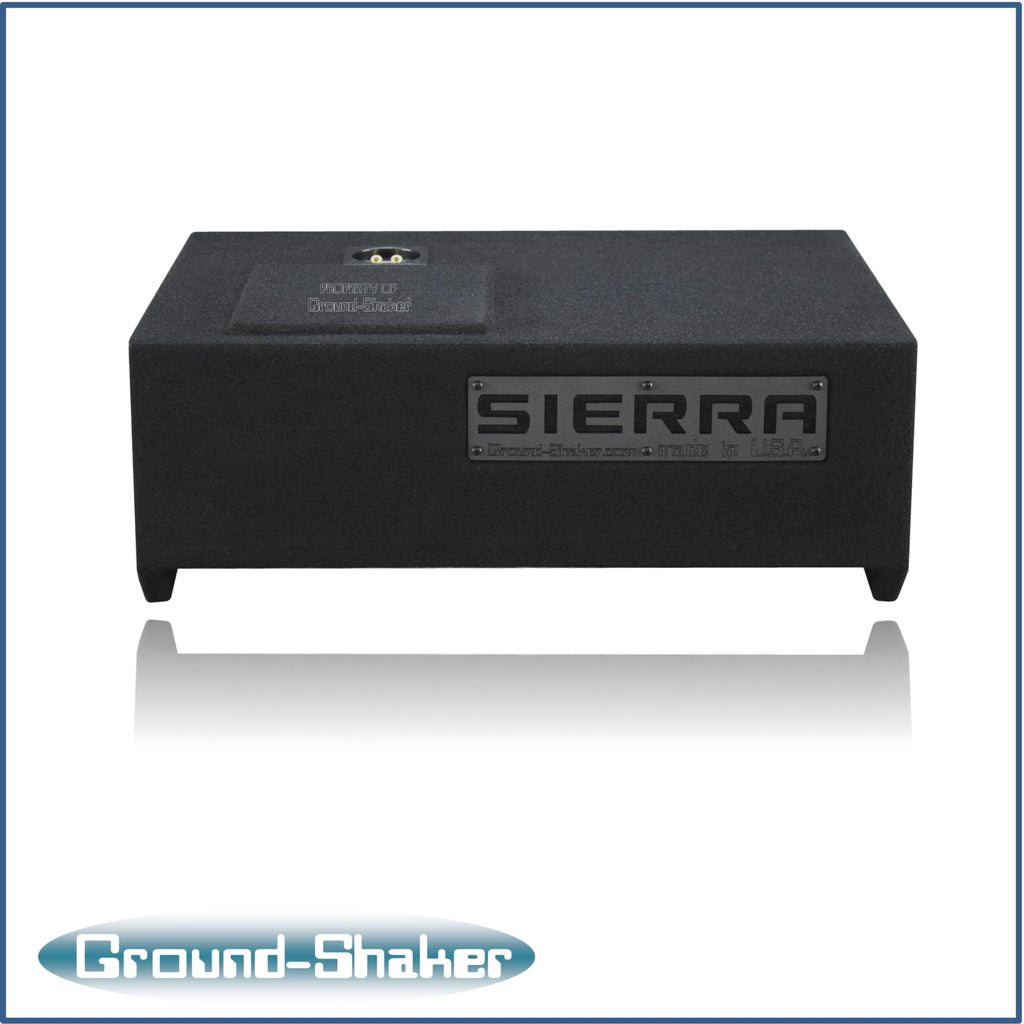 2019-2024 Sierra Crew Cab 12"" Sub Box Subwoofer Enclosure Solo Baric