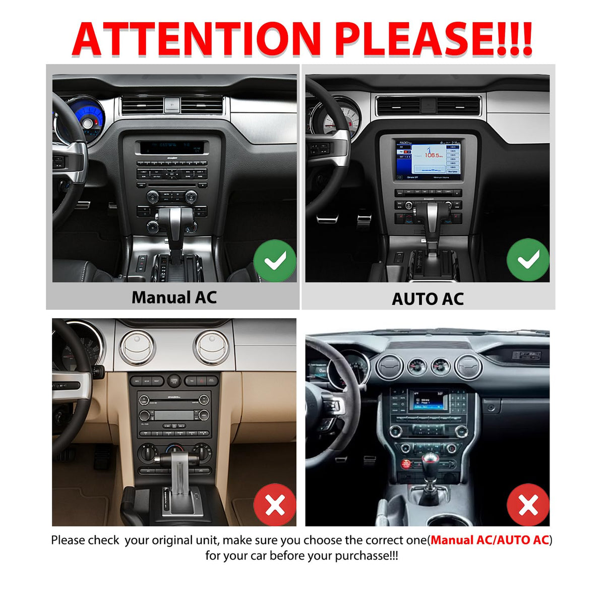 10" Car Stereo Navigation FM Radio Mounting Frame Bracket with Wiring Harness Compatible with Ford Mustang 2010 2011 2012 2013 2014 at