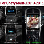 Android 12 Radio Stereo for Chevy Malibu （2013-2016） 12.1 inch IPS Screen Octa Core 4G+64G Head Unit Build-in Wireless Carplay/Android Auto/DSP/WiFi/GPS Free AHD Camera