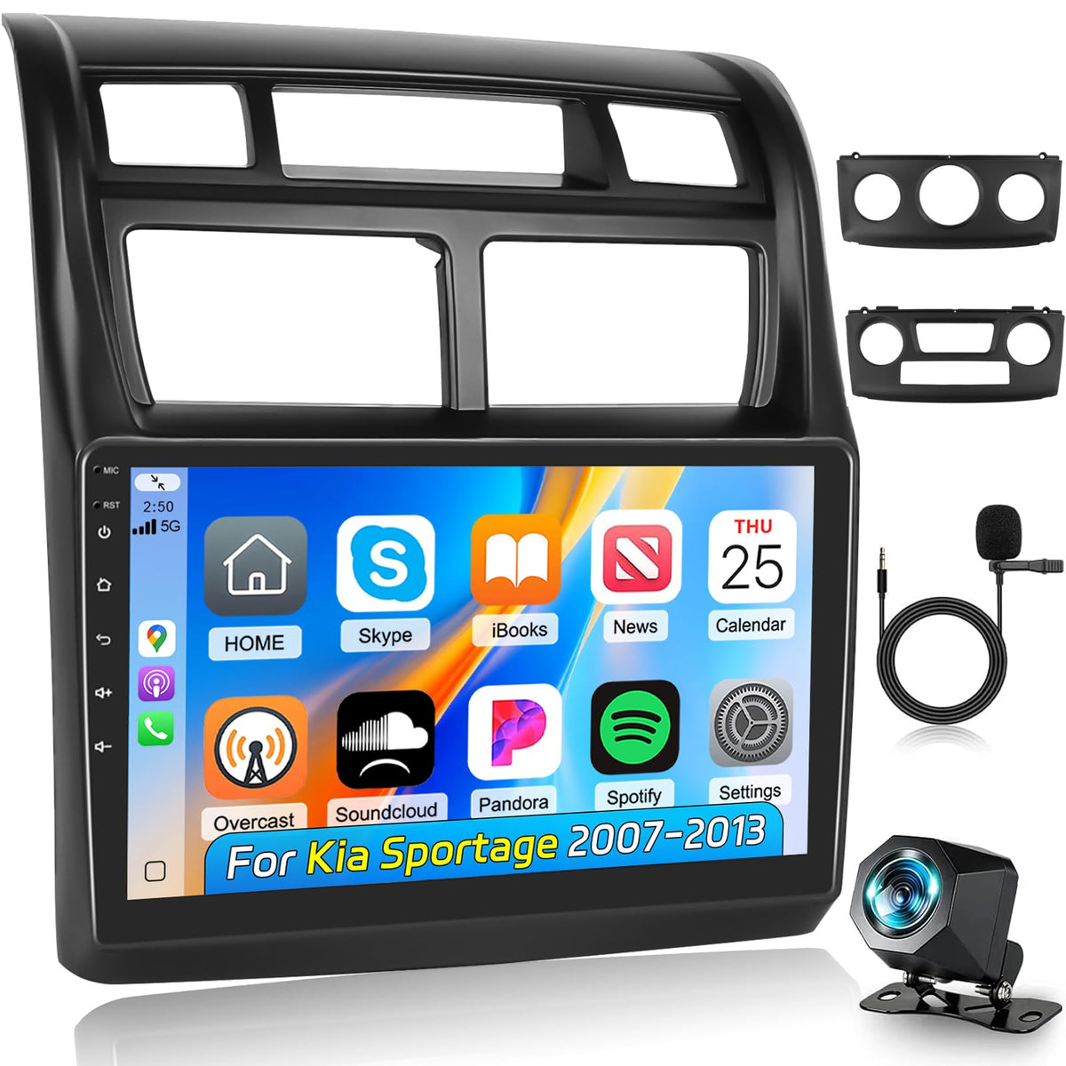 [4+64G] Android Radio for Kia Sportage 2007-2013, Carplay and Android Auto