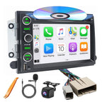 Car Radio Stereo CD DVD Wireless CarPlay Andriod Auto Navi with Camera SWC for Ford F150/F250/F350 2004-2014 /Mustang Edge Explorer Expedition E150 E250 E350 /Mercury Milan/Lincoln Navigator MKX