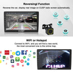 9 inch Android car Stereo Double din car Radio Head Unit Wireless carplay Android auto QLED Touchscreen GPS Navigation Bluetooth WiFi dsp Backup Camera SWC Mirror Link Universal Multimedia Player