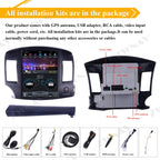 Touch Screen Android Car Radio for Mitsubishi Lancer EVO X 2007-2017 Stereo Replacement GPS Navigation Multimedia Player RAM 4GB ROM 64GB,Without OEM Rockford
