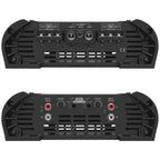 Stetsom HL 1200.4 2 Ohm Multichannel Stereo Car Audio Amplifier, HL1200.4 1.2K Watts RMS, 4 Channel, 2Ω Stable Full Range HD Sound Quality MD Crossover HPF LPF Bass Boost Front Rear Bridge