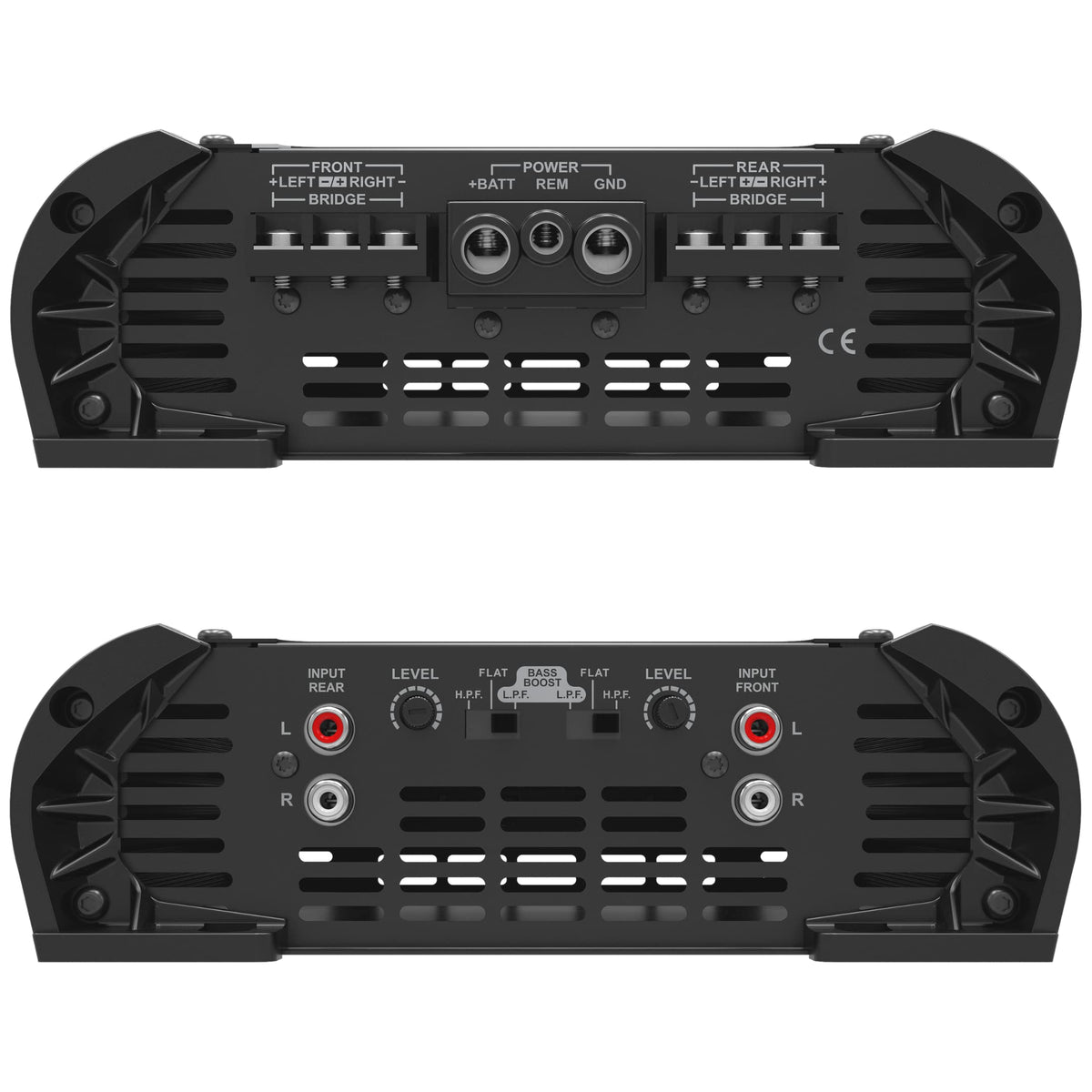Stetsom HL 1200.4 2 Ohm Multichannel Stereo Car Audio Amplifier, HL1200.4 1.2K Watts RMS, 4 Channel, 2Ω Stable Full Range HD Sound Quality MD Crossover HPF LPF Bass Boost Front Rear Bridge