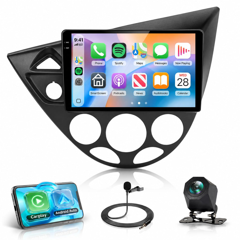 Rimoody 4G+128G Android Car Radio for Ford Focus Stereo 1998-2006 Carplay