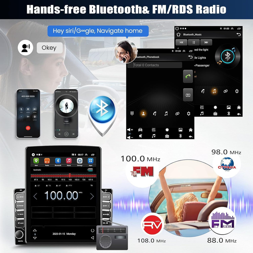 9.7" Car Radio for GMC Sierra 1500 2003 2004 2005 2006