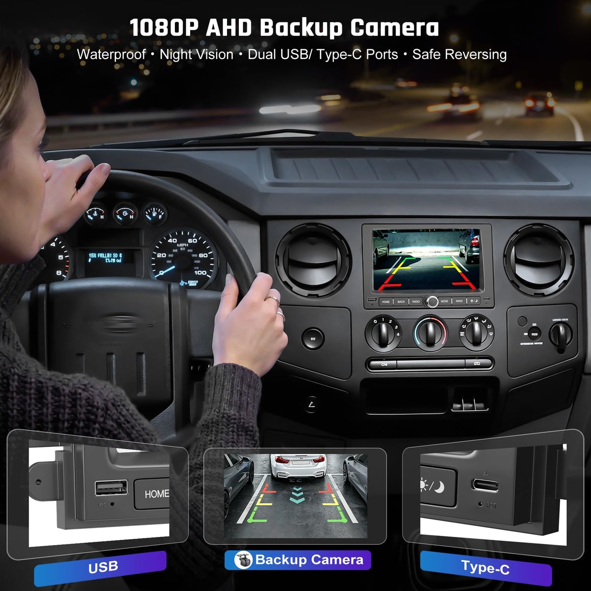 Car Radio for Ford F150 (2004-2008) F250/F350(2006-2014),Mustang(2005-2009)