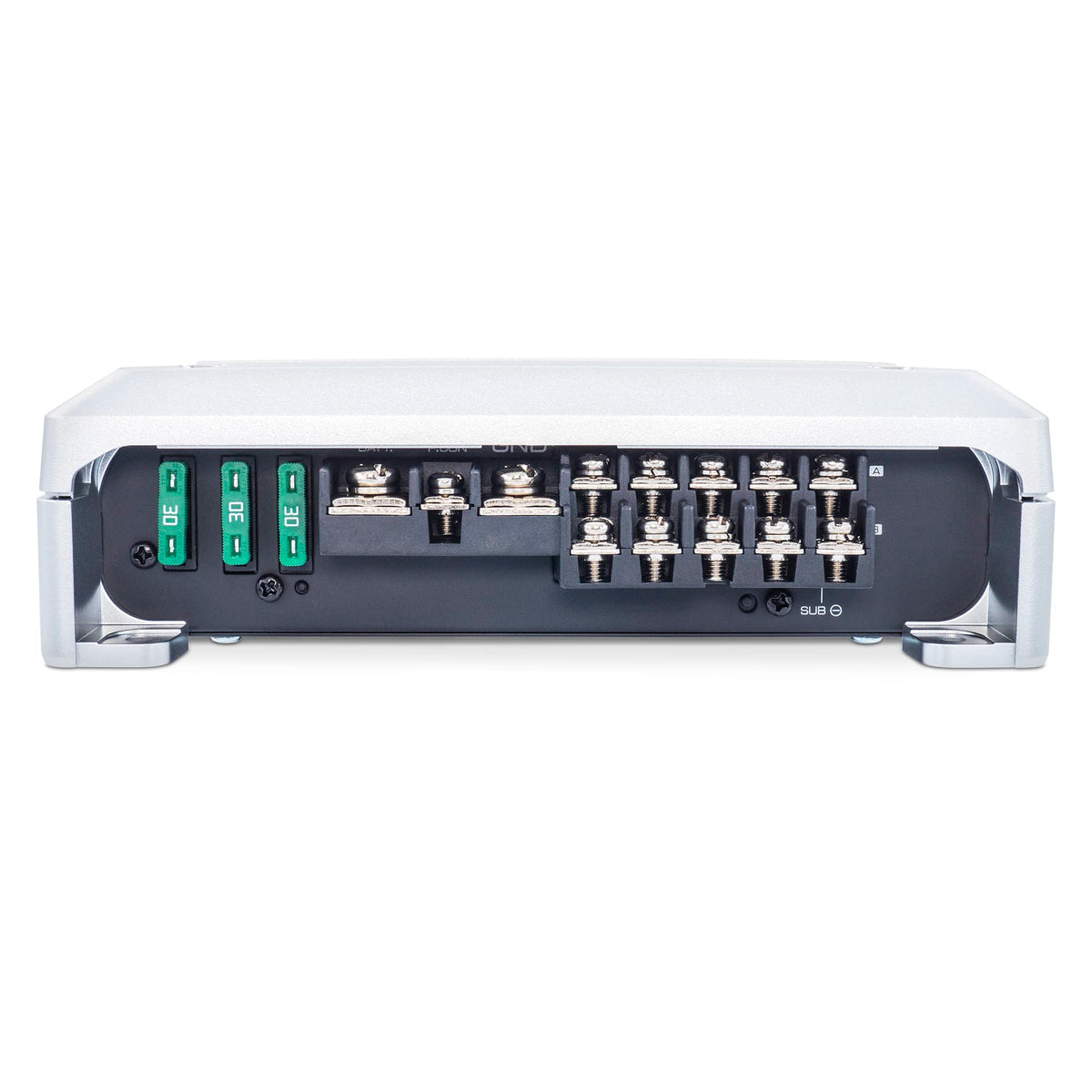 KENWOOD KAC-M8005 5-Channel Marine/Motorsports Car Amplifier - 1600 Watts, Waterproof, High-Pass Filters, Saltwater Resistant | Enhance Your Outdoor Audio Experience!