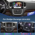 10 Inch Dual Knobs Car Stereo Radio for Dodge Durango 2014-2020