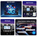 4G LTE Radio for Subaru Legacy Outback 2015 2016 2017 2018 2019 Upgrade,8-Core CPU QLED Touch Screen Stereo,Wireless CarPlay & Android Auto