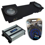 12" Subwoofer ASC Sub Box Amp Bundle Fits 2002-2013 GMC Sierra HD Crew Cab