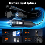 Ehaho 2.1CH Stereo UTV Sound Bar, 17 Inch Bluetooth ATV Speakers with RGB