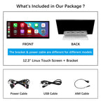 12.3" Wireless CarPlay Touchscreen for Audi Q3 MMI 3G+ 2013-2018