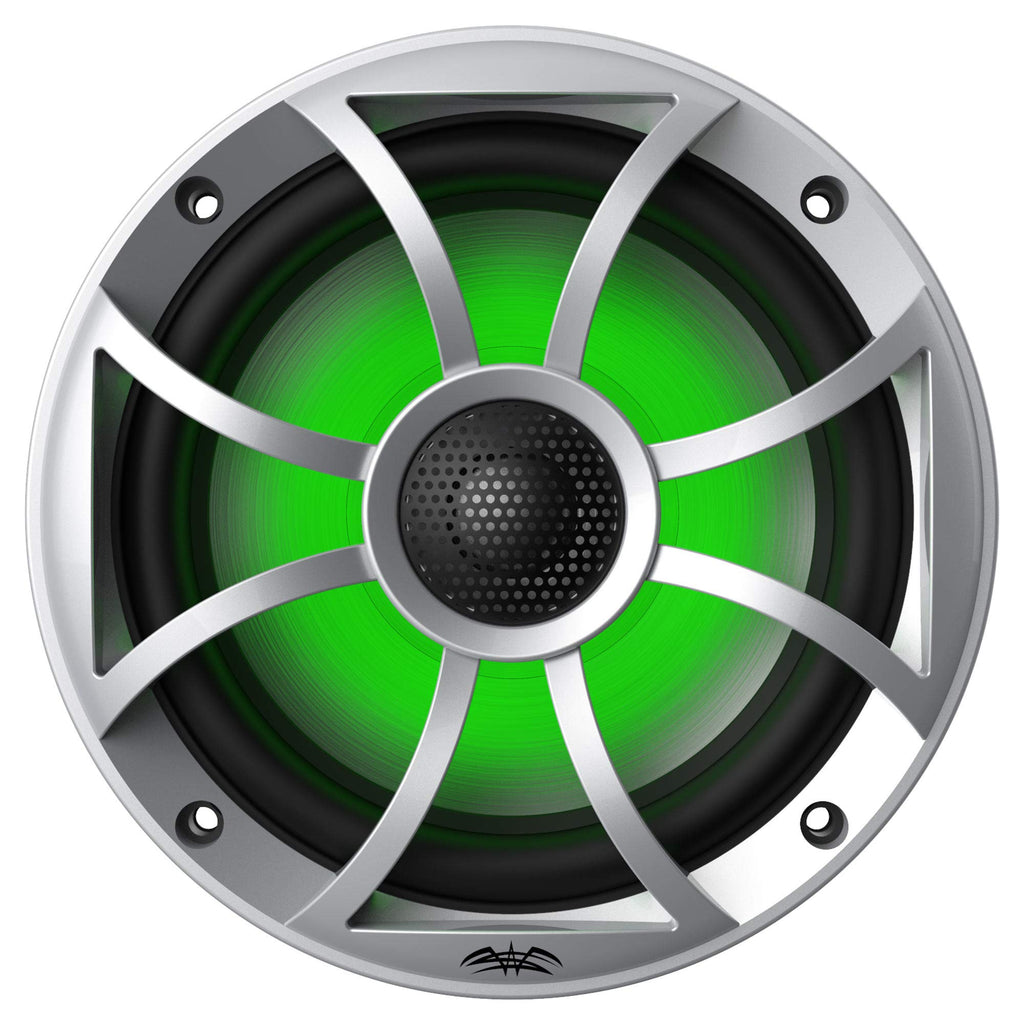 Wet Sounds OE-65ic-S-RGB 6.5" OEM Replacement Speakers with Silver Grill and RGB Lighting 3 Pairs