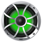 Wet Sounds OE-65ic-S-RGB 6.5" OEM Replacement Speakers with Silver Grill and RGB Lighting 3 Pairs