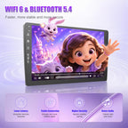 Car Radio Stereo for Toyota Tundra 2007-2013 Toyota Sequoia 2008-2019 10 inch Touch Screen Head Unit with Wireless Carplay Android Auto WiFi6/BT5.4/HD Rearview Camera/SWC/FM (2+64)