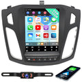 Android 13.0 Double Din Car Stereo Radio Player for Ford Focus 2012-2018 9.7 Inch HD Touch Screen Car Audio Receiver with GPS Navigation Bluetooth Head Unit Supports Backup Camera(2G+32G)