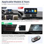 XTRONS 12.3 Inch Android 14 Car Stereo for BMW E81 E82 E87 E88 (2006-2012) CCC System, IPS Touch Screen 4+64GB Global 4G Car Radio GPS Navigation Support Wireless CarPlay Android Auto