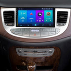4+64G Double Din Car Stereo for Hyundai Genesis Sedan 2009-2014 Radio Upgrade, 9 Inch Touch Screen Radio Android 13 Car Radio with Wireless Carplay Android Auto Bluetooth GPS AHD Backup Camera WiFi