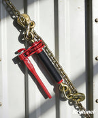4 Pack 5/16" - 3/8" Heavy Duty Folding Handle Ratchet Chain