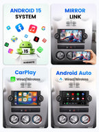 6.2" Android 15 Car Stereo for Chrysler 300 PT Cruiser Aspen