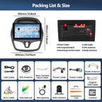 4G+128G Car Radio for Chevrolet Chevy Spark 2016 2017 2018 with Wireless Carplay Android Auto, 9 inch 1280 * 720 in-Cell Touch Screen Car Stereo with Bluetooth GPS WiFi FM RDS Backup Camera