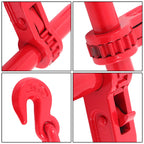 waltyotur 4Pcs G80 Ratchet Binder Set 3/8" 1/2" 9215lbs for Truck
