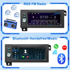 Plug Play Car Radio Stereo with Apple Carplay Android auto GPS Navi Steering Wheel Control for Dodge & Chrysler & Jeep (1990-2001)