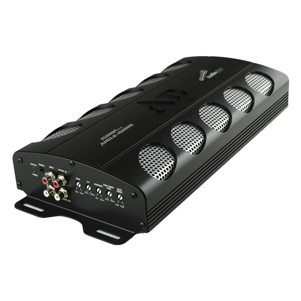 Audiopipe APCLE 1500 Watt Class D 1 Ohm Stable Car Audio Mono Amplifier (2 Pack)