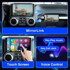 Binize Car Radio Stereo 10.1" for Jeep Wrangler/Unlimited JK 2007-2018