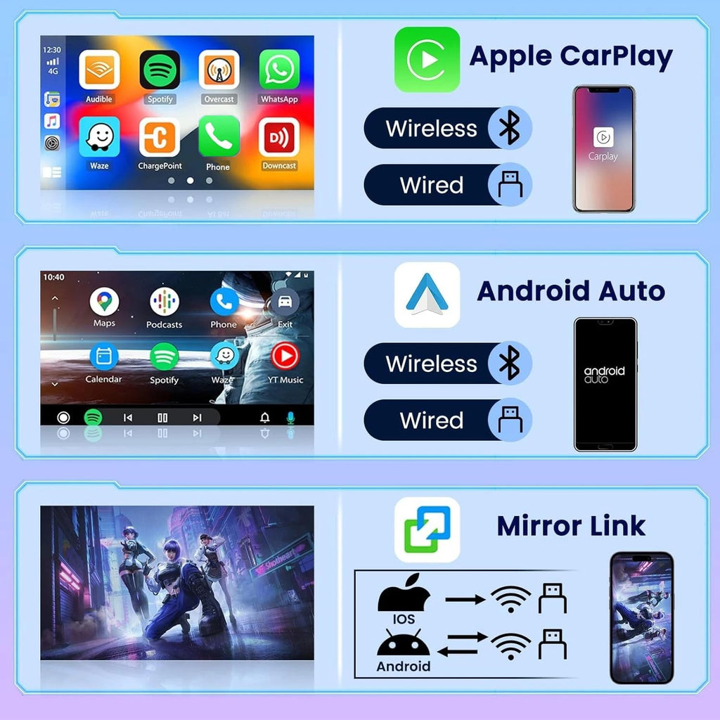 8 Core 6+128G Car Radio Stereo for Toyota RAV4 2007‑2012 Android w/CarPlay