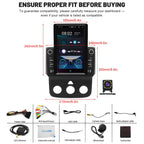 9.7 inch Car Radio Stereo for Dodge Ram 1500 2500 3500 2013 2014 2015 2016 2017 2018, 2GB +32GB, with Wireless & Wired Carplay,Built-in GPS WiFi DSP Camera MIC (Only fit Manual AC) (4+64G)