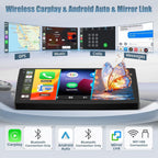 9"Double Din Car Radio for Hyundai Genesis Sedan 2009 2010 2011 2012 2013 2014, 2+64G Android 14 Touch Screen Stereo with Wireless Carplay Android Auto GPS Navi Bluetooth FM DSP WiFi Backup Camera SWC
