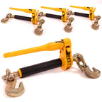 US Cargo Control Peerless QuikBinder Plus Ratchet Load Binders for 5/16 Inch - 3/8 Inch Grade 70 or 80 Chain - 7,100 LBS Working Load Limit, (4-Pack) Chain Binders, Folding Handle to Easily Tighten