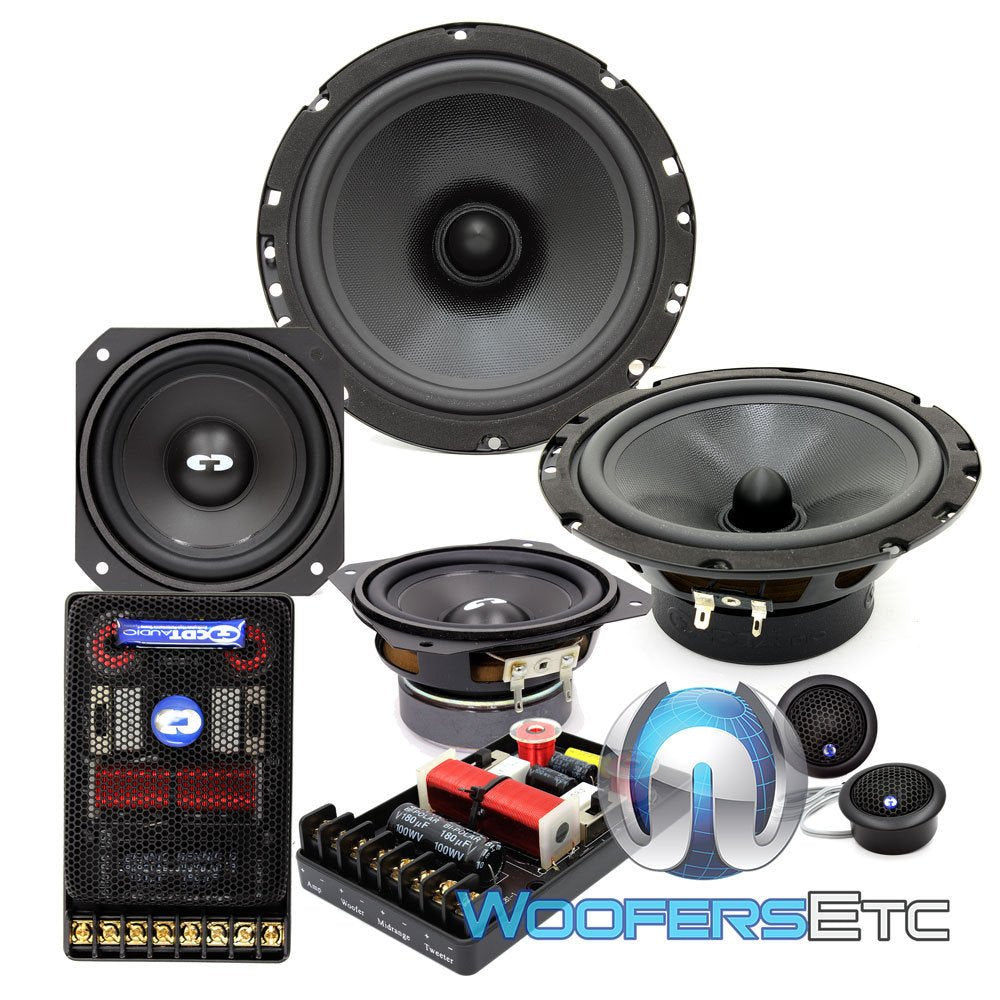 CL-6E42 3-Way 6/4/1" Component System