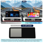 Ultra Narrow 12.3-inch 1920 * 720 Car Radio for BMW X1 F48 2018-2020 EVO Carplay Android Auto Multimedia Audio Stereo Touchscreen Bluetooth with Reverse Camera (Linux EVO System)