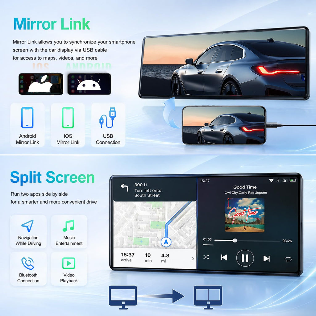 4+64G 6.86Inch Car Stereo Radio for Dodge Neon 1999-2005 with Carplay