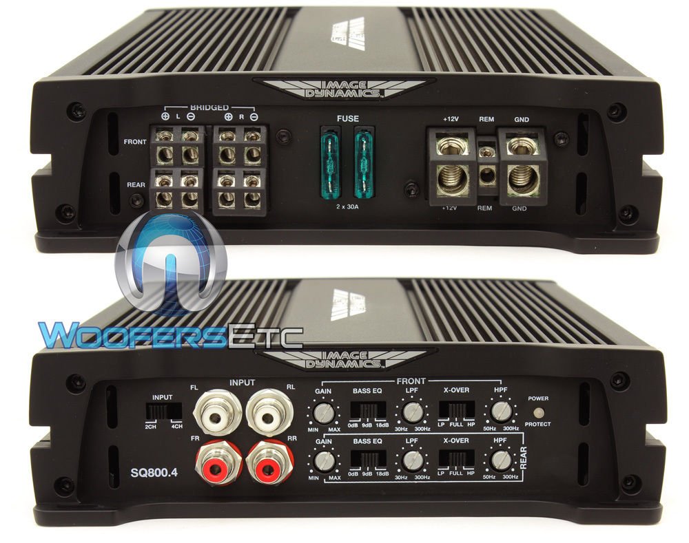 Image Dynamics SQ800.4 4-Channel 800 Watts RMS SQ Series Amplifier