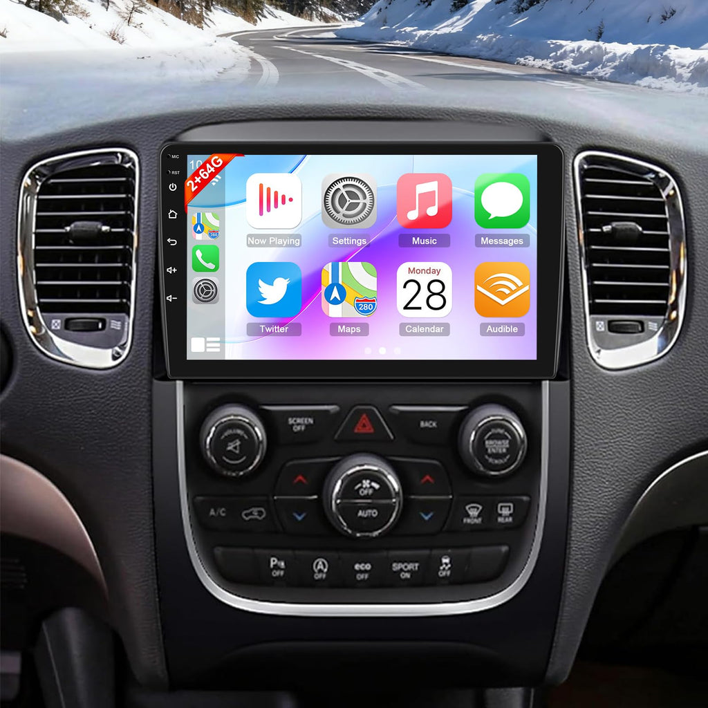 2+64G Car Stereo Radio for Dodge Durango 2014-2020 CarPlay Android Auto