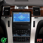 Car Stereo for Cadillac Escalade 2007-2014 with Wireless Carplay Android Auto,9.7 inch HD Touchscreen Car Radio with Bluetooth GPS WiFi SWC FM RDS DSP AHD Backup Camera-2+32G