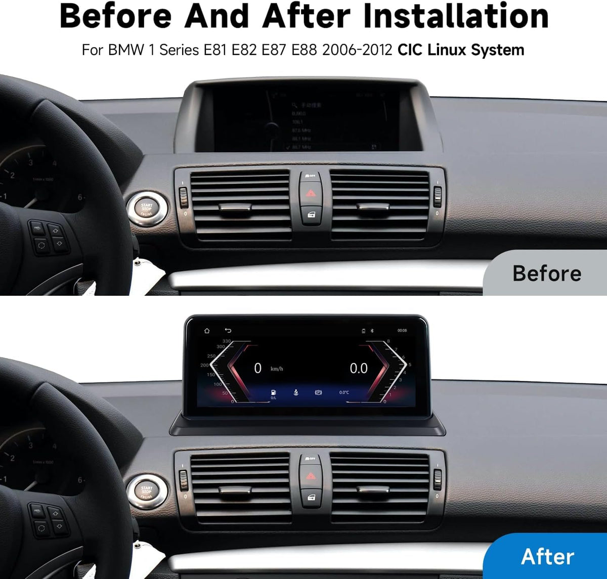 Android Auto 10.25-inch Touch Screen CIC Linux System Navigation