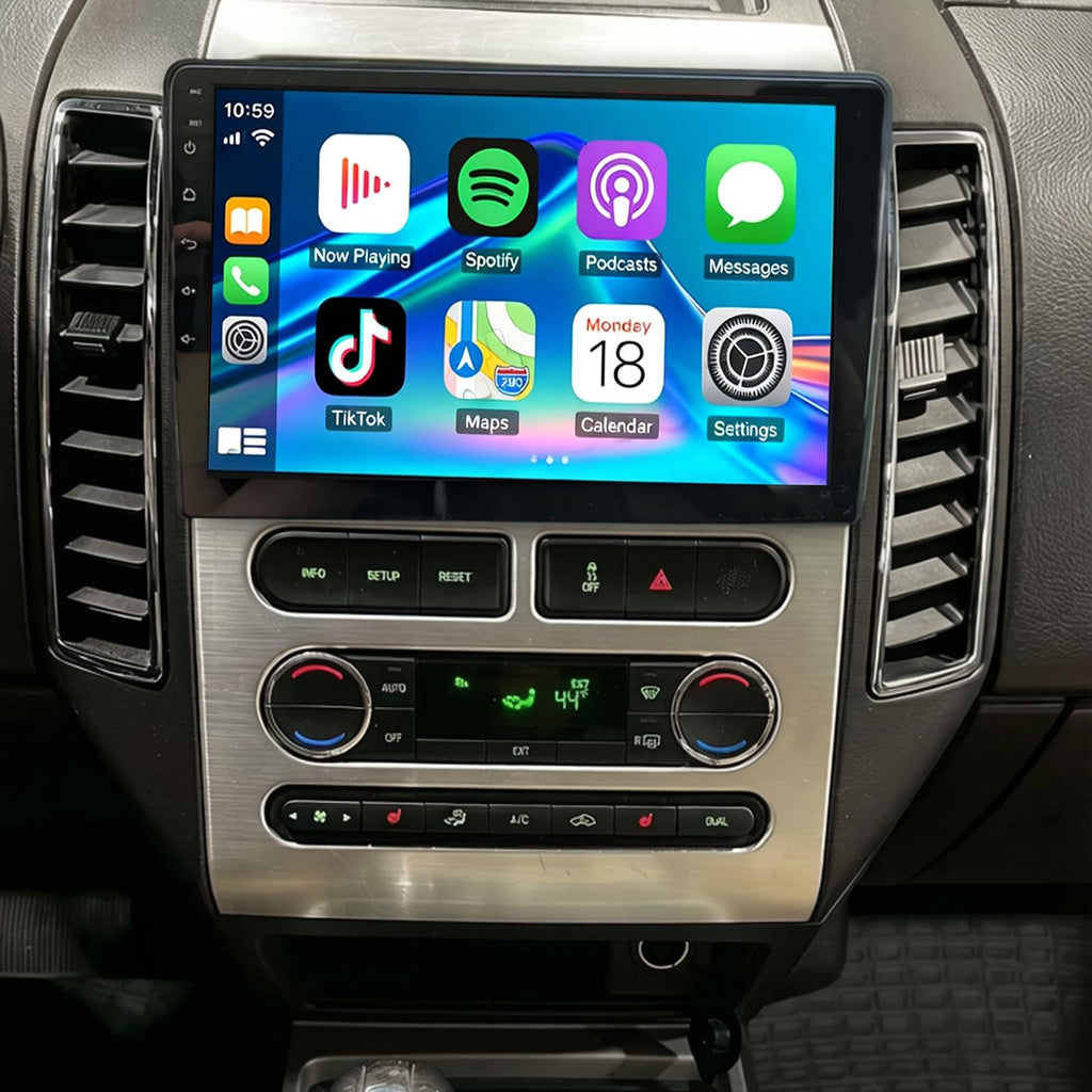 PHEZEN 10 inch Touchscreen Car Stereo Fit for Ford Ford Edge 2007-2010, Android 13 Double Din Car Radio with Carplay & Android Auto in-Dash Navigation BT Mirror Link WiFi Backup Camera 2+64G