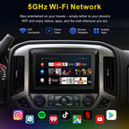 10" Car Radio for 2014-2018 Chevy Silverado & GMC Sierra Non-Bose Version